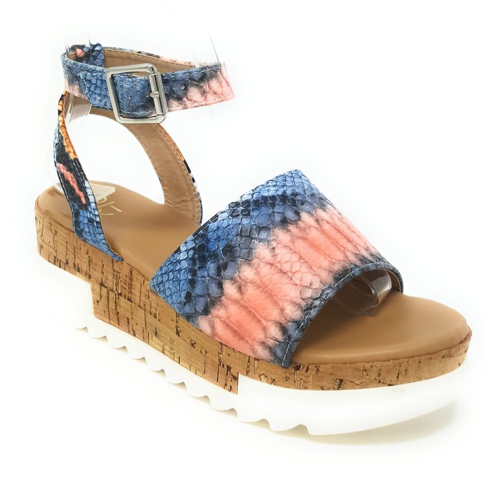 Thick & Thin Strap Women Wedge Sandal YB45
